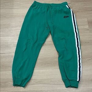 Forever 21 Teal Joggers with Striped Detail
